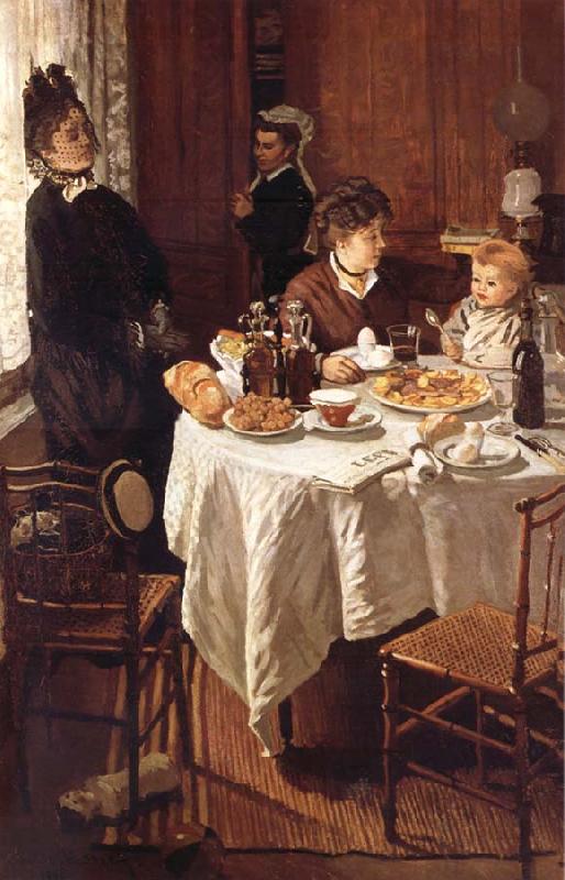 Claude Monet Le Dejeuner Sweden oil painting art
